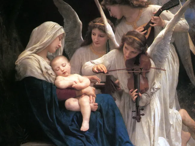 "Song of the Angels" (1881) by William-Adolphe Bouguereau
